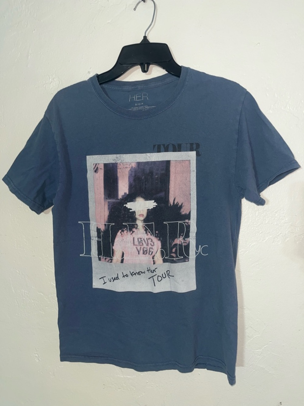 H.E.R. "I Used To Know Her" tour concert t-shirt Official Merchandise Merch tee
